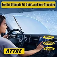 Vista 5 de ATTKE Limpiaparabrisas para todo tipo de clima, limpiaparabrisas delantero de 26 pulgadas + 22 pulgadas y limpiaparabrisas trasero de 11 pulgadas