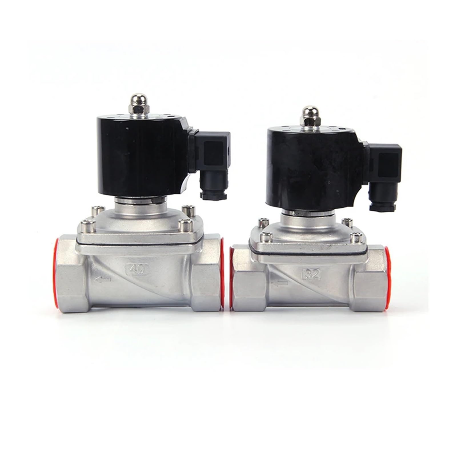 Électrovanne eau 220V acier inoxydable 40 NPT pour réseau hydraulique