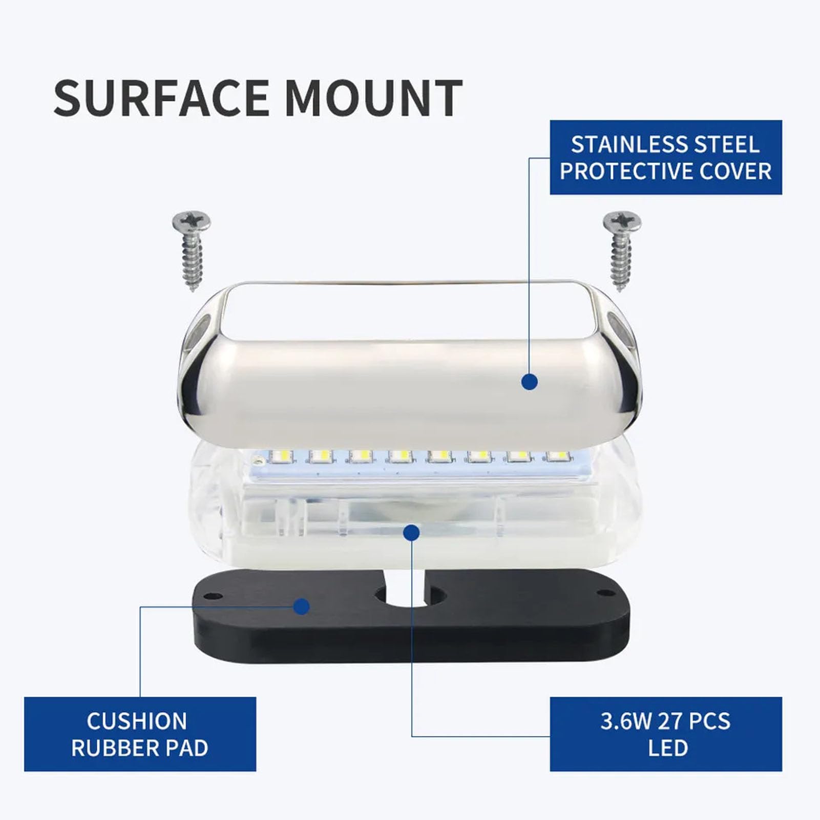 Marine Lamp, Featured DC10?30V Underwater Lights for Yachts (Green)