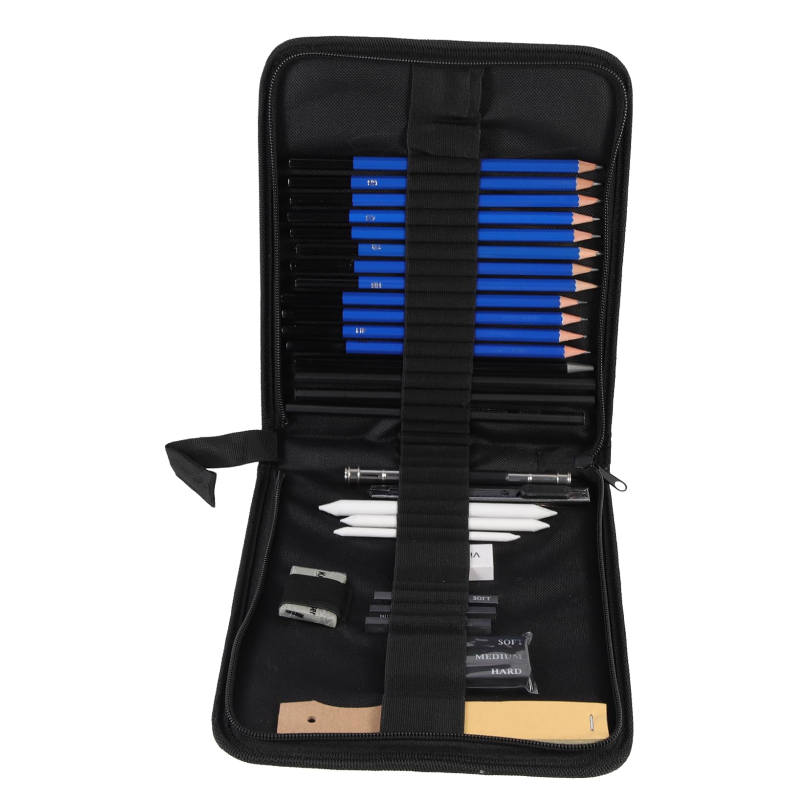 Operitacx 1 Juego conjunto de bocetos kit dibujo principiantes kit de dibujo para principiantes suministros de dibujo niños dibujando lápices lápiz de dibujo profesional suite