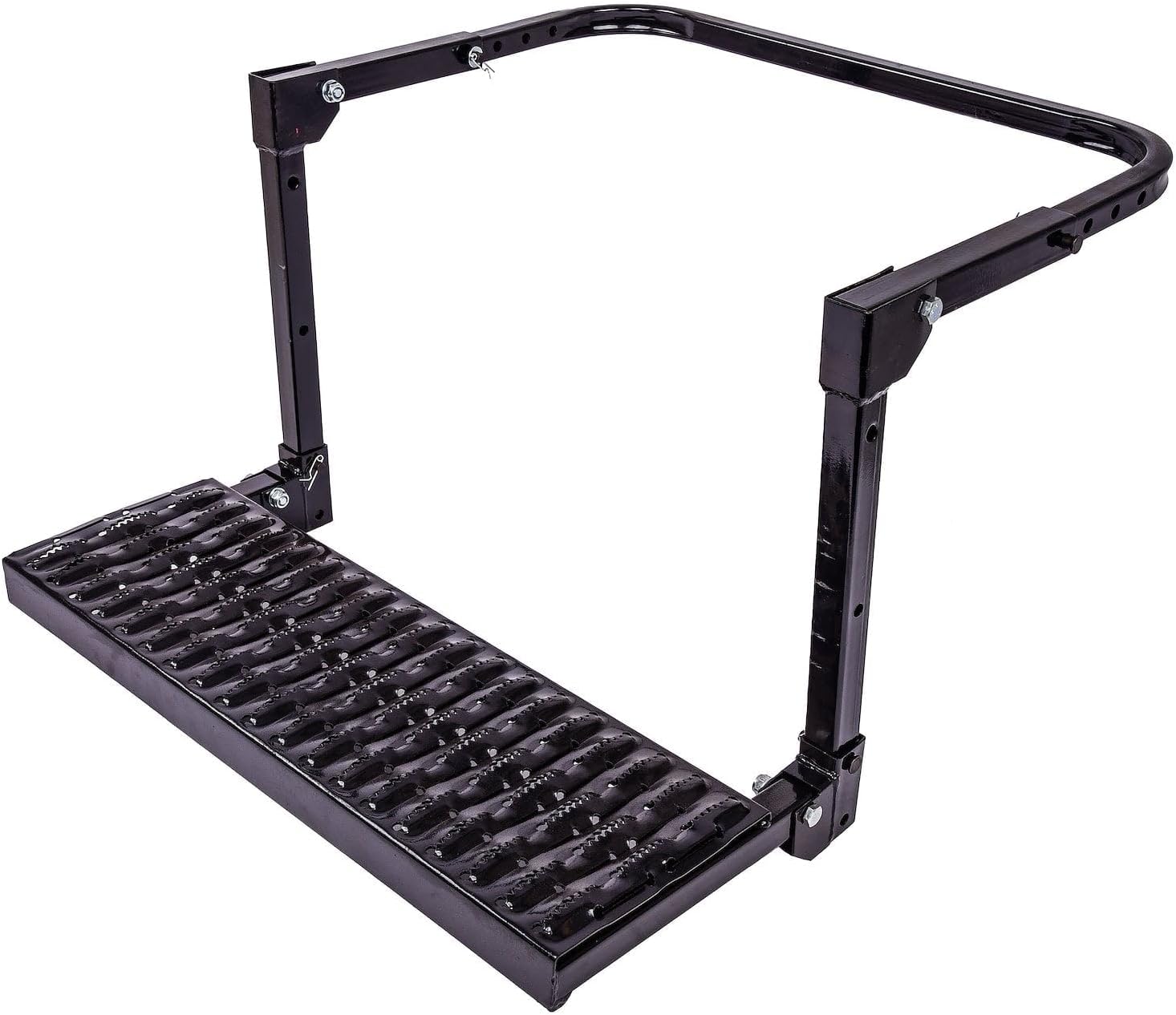 JEGS Truck/SUV Wheel Step | 300 LBS Capacity | Powder Coated Black | Adjustable | Folds for Storage | Simple to Use | Heavy-Duty Steel | One Per Package