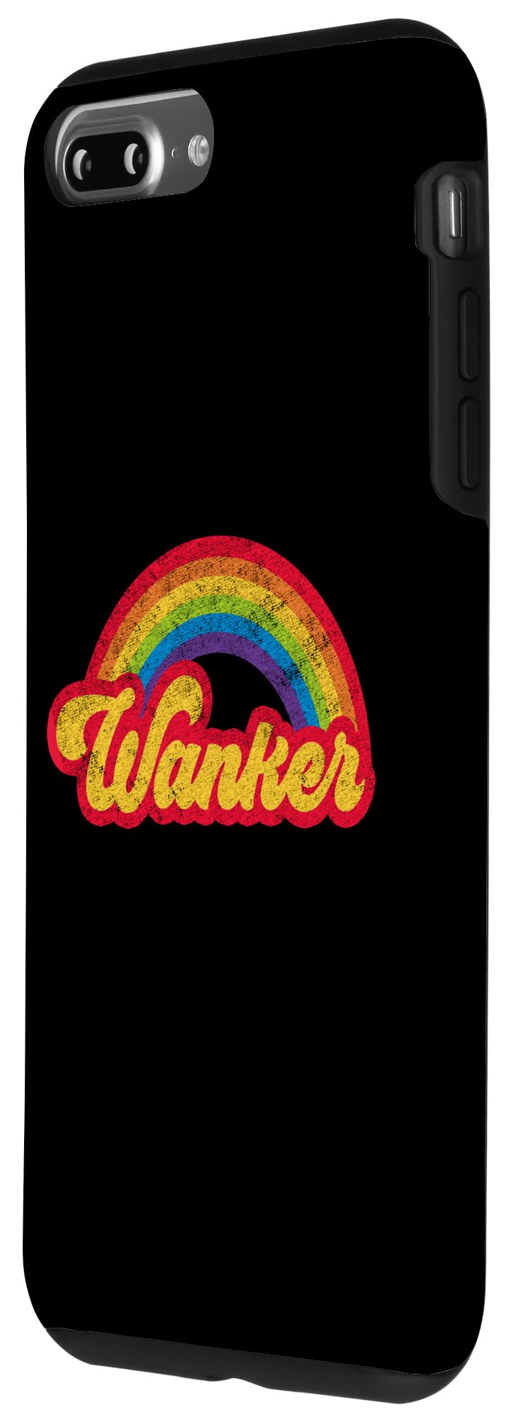 iPhone 7 Plus/8 Plus Wanker British Slang Retro Distressed Case - Image 2