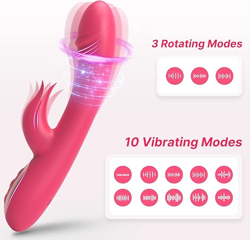 Miniatura 2 de Consolador vibrador de punto G para adultos, juguetes sexuales para mujeres, estimulador de clítoris giratorio y vibrador, masajeador personal con 7