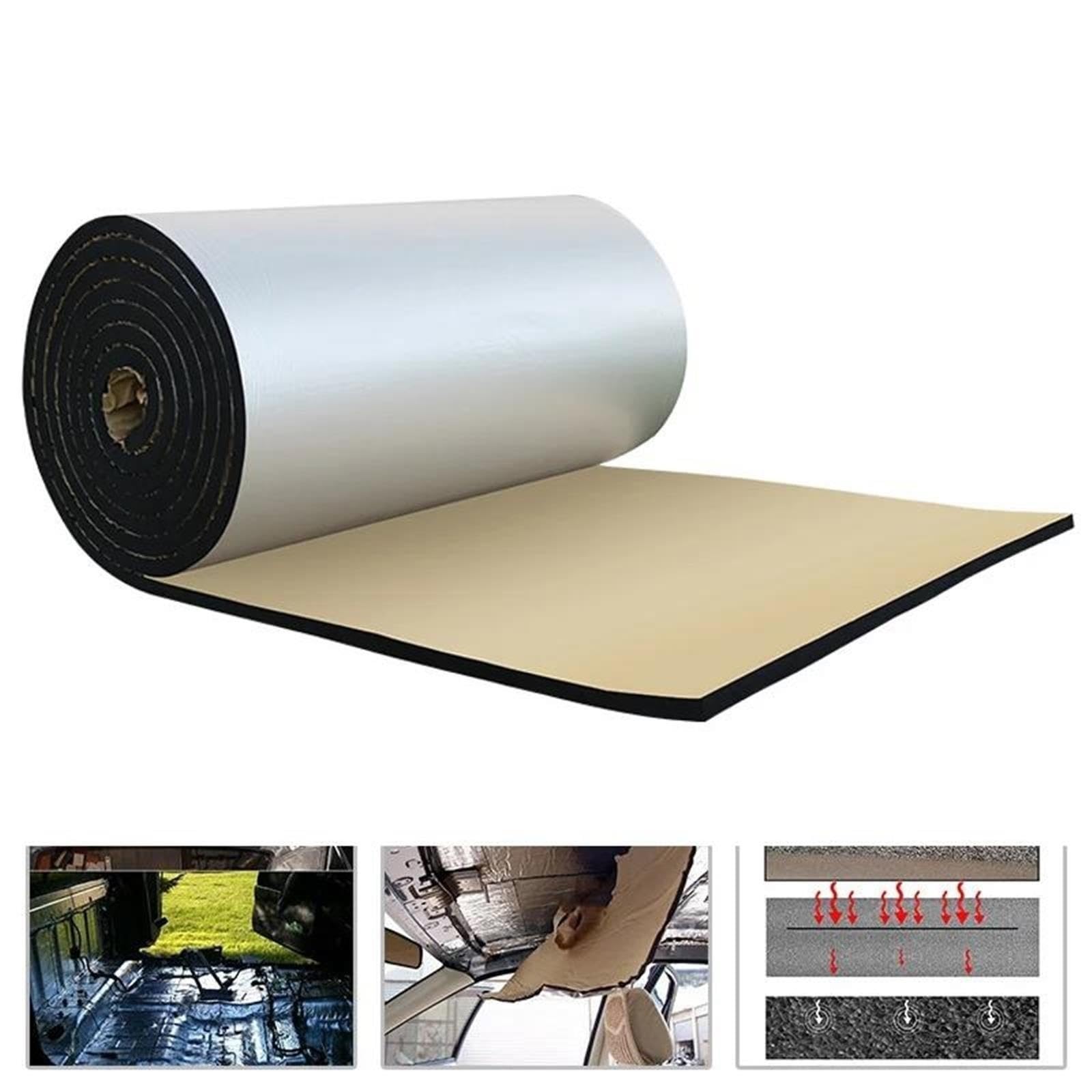 capó Aislamiento algodón Alfombrilla Aislante Térmica Coche 100x50 Cm