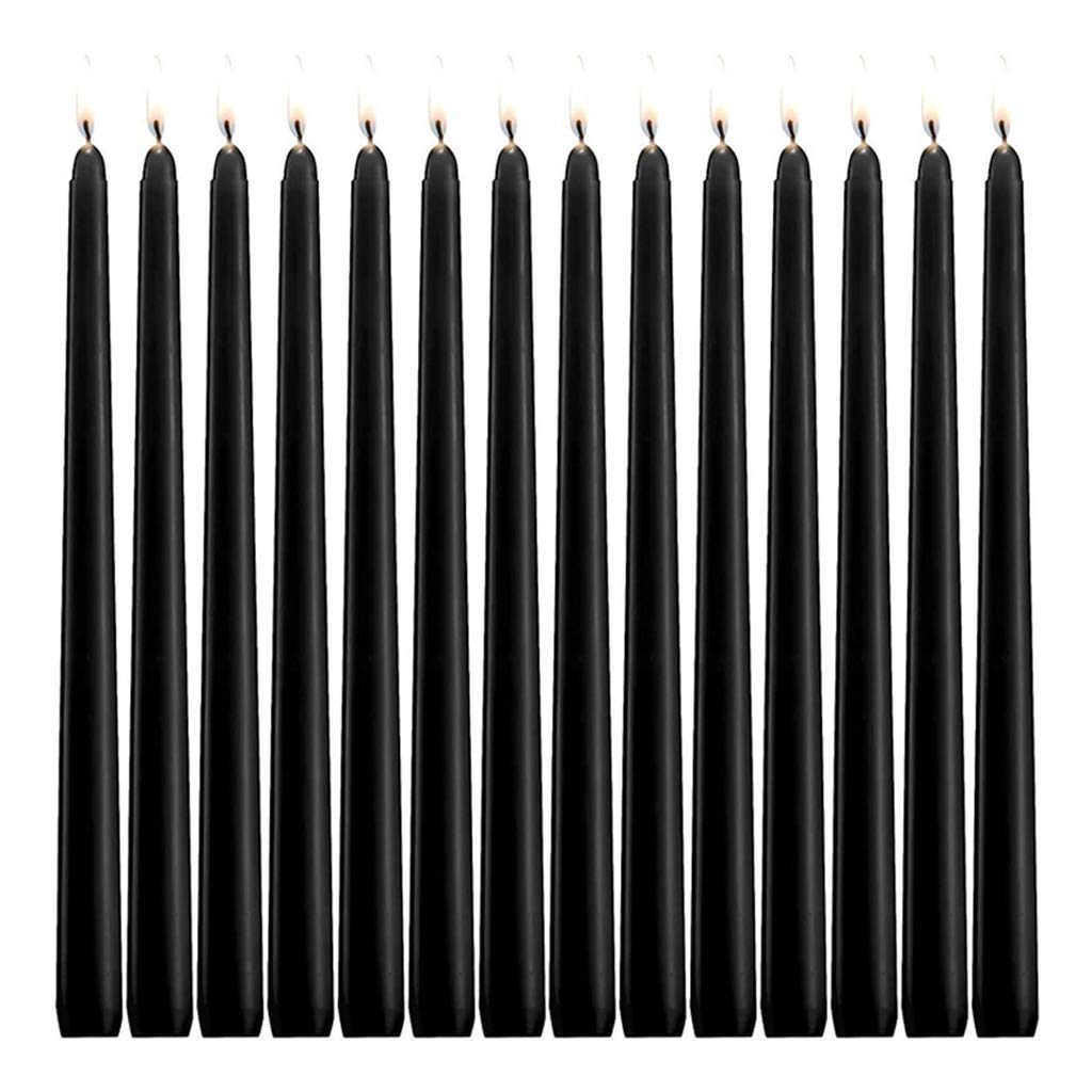 MEILVMEIJI - Confezione da 14 candele coniche non profumate, candele affusolate a lunga durata, perfette per la decorazione di interni della casa, candele senza fumo