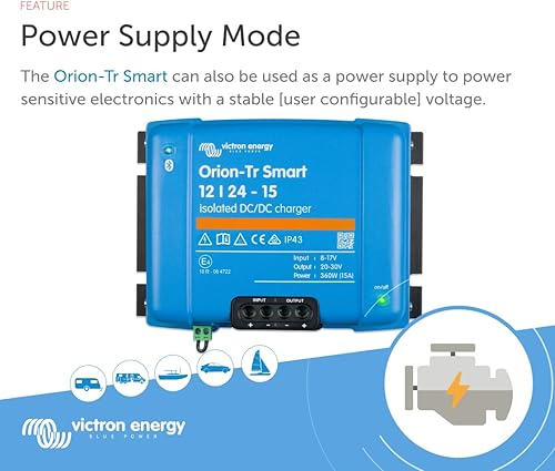 Miniatura 5 de Victron Energy Orion-Tr Smart cargador CC-CC, aislado, con Bluetooth