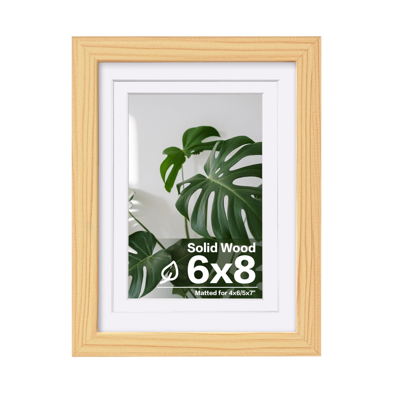 Cadre photo 15x20 cm Egofine en bois pour décorer votre salon