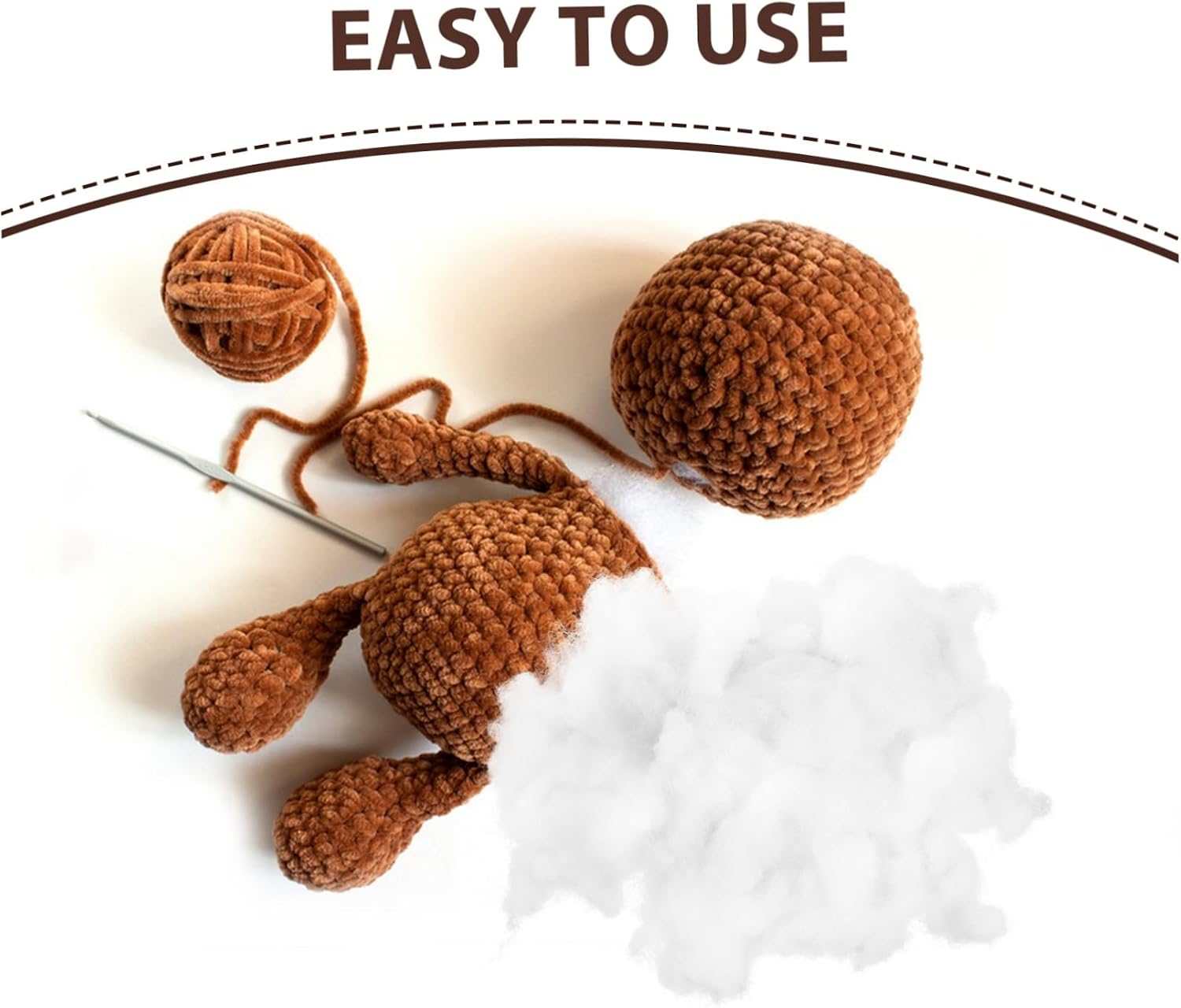Stuffing Fill for Plush Toys, Pillows, Cushions and DIY Crafts 150g
