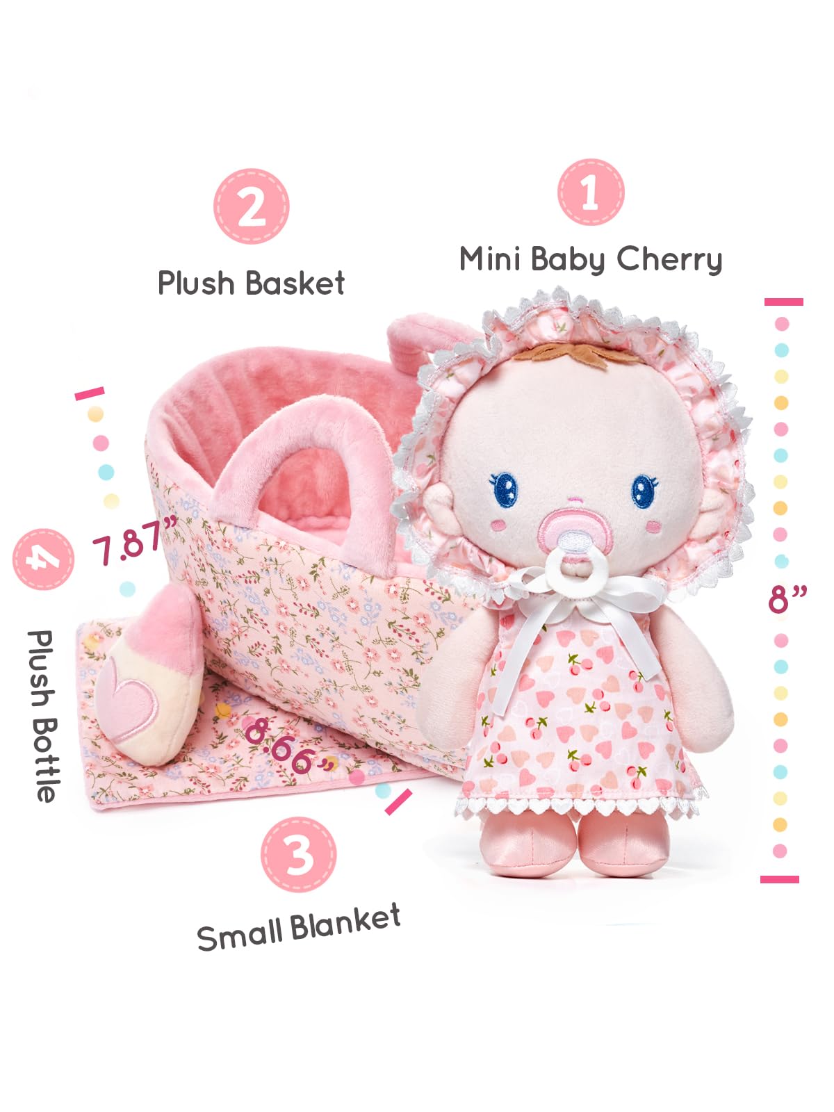 LeyaDoll Soft Baby Doll Gift Set - Image 2