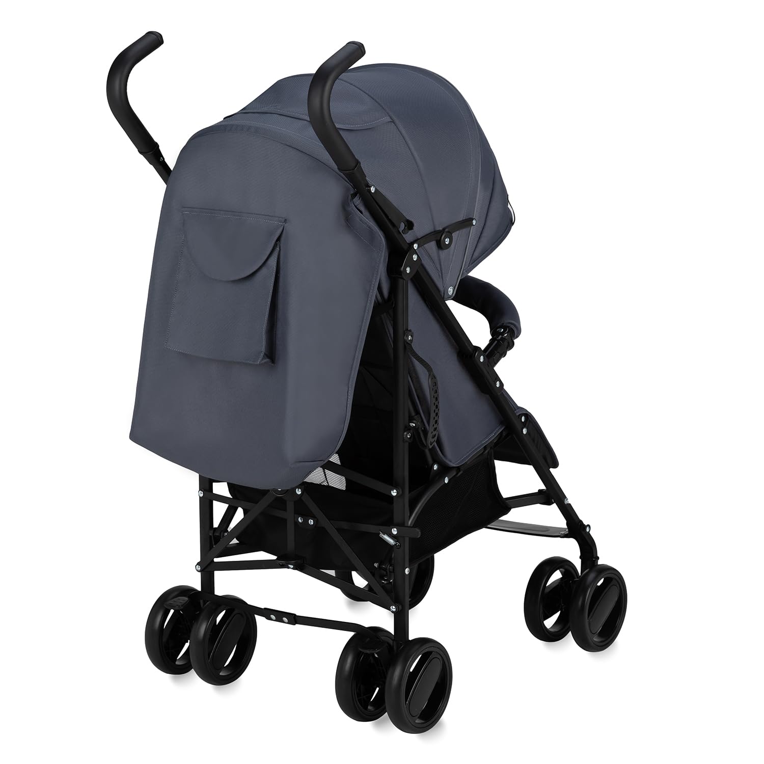 MoMi AKIRA Passeggino per bambini da 6 mesi (fino a 15 kg), cintura di sicurezza regolabile a 5 punti, borsa, cestino porta spesa, parapioggia e zanzariera.