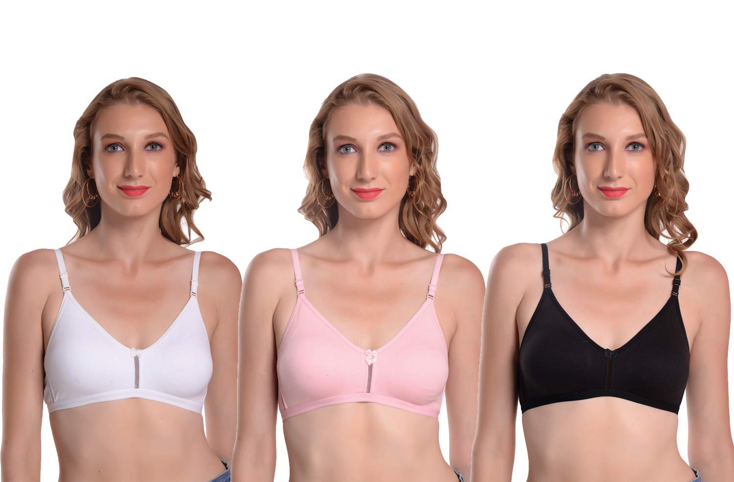 La SentirYvoire Seamless Bra Combo (Pack of 3)