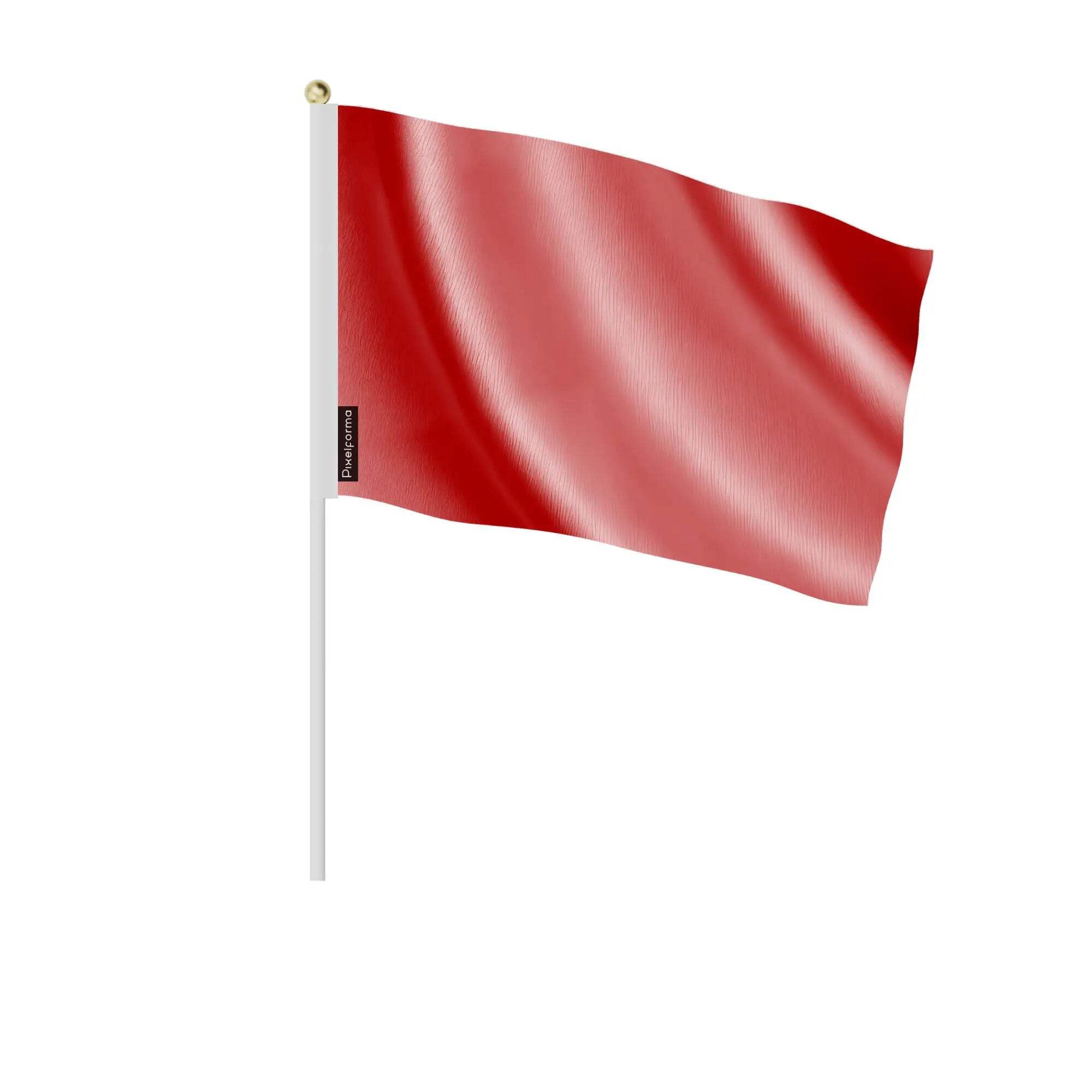 Mini drapeau rouge clair pour décorer vos fêtes de quartier et kermesses - 4