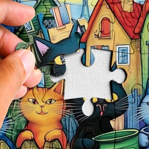 Puzzle de Gato 1000 Piezas para Adultos 3+ Anos miniatura 3