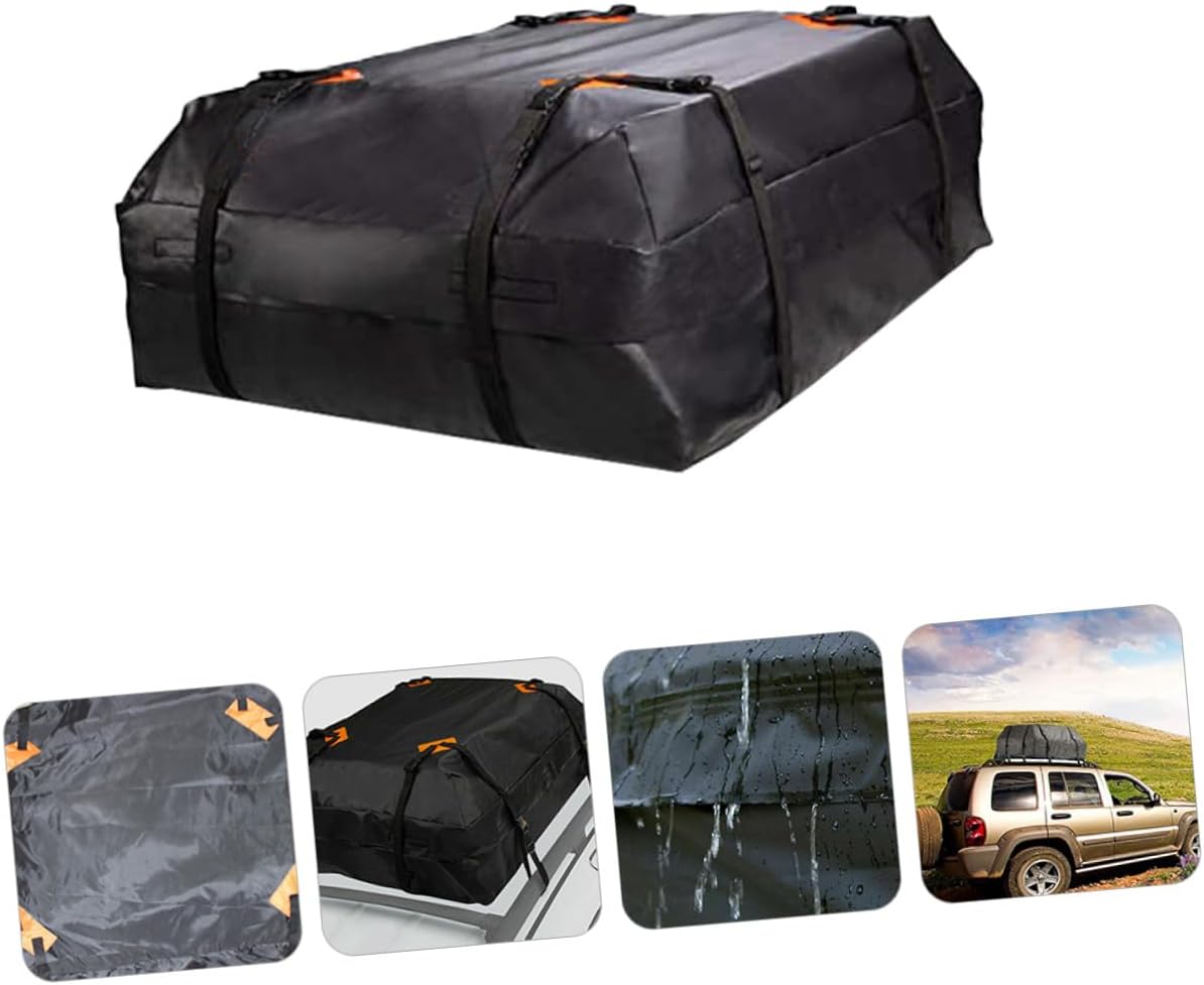 Oxford Car Roof Bag Capacity Vehicle Cargo Holder Protective Luggage Storage Pouch for Outdoor Travel and Road Trips