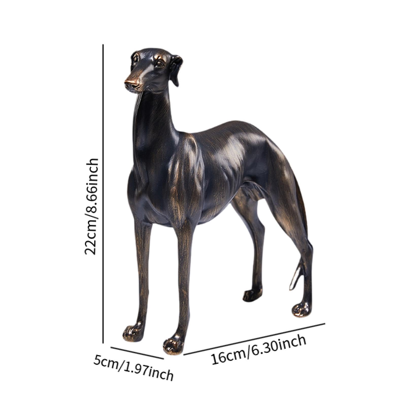 Figura de Animal de Resina, Adorno de Escritorio Estilo Granja, Estatua