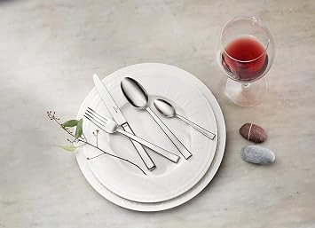 Villeroy & Boch Victor 60-Piece Flatware Set, Complete Service for 12,  with Storage Container, Made from 18/10 Stainless Steel