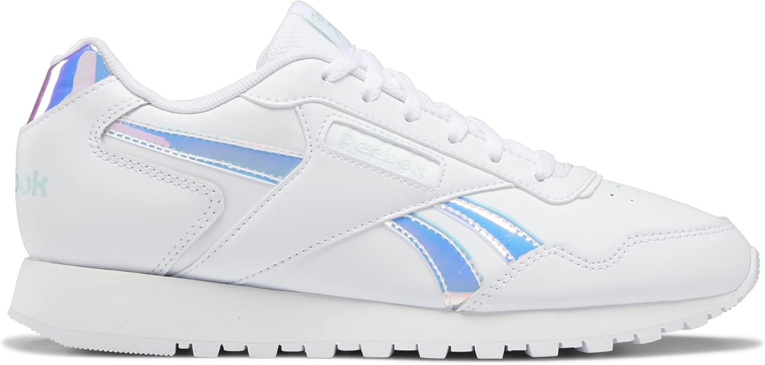 Reebok Women's Glide Sneaker, White/Mist, 5 Women