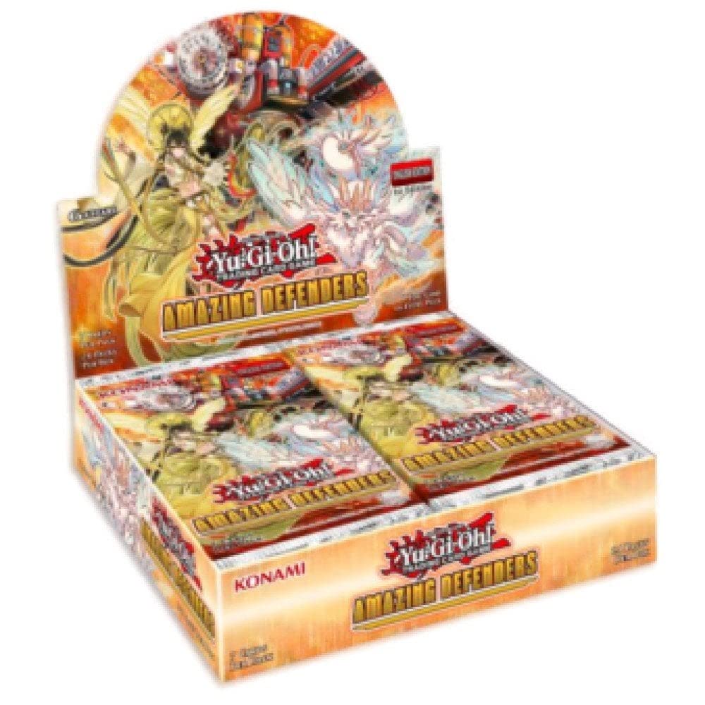 Amazon.com: Konami Yu-Gi-Oh! Amazing Defenders Booster Box, Gold