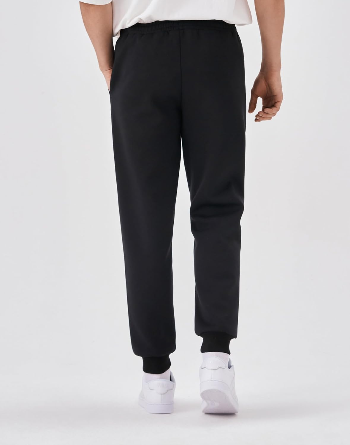 K-Swiss Men's Sweatpants with Pockets - Lightweight & Breathable Joggers for Men, Cuffed Track Pants for Casual Lounge - Image 4