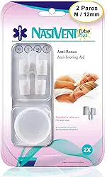 NASIVENT PREMIUM - Anti-Ronco - Dilatador Nasal - Inovação única de trava patenteada - Em silicone medicinal de altíssima qualidade (2 pares tamanho M)