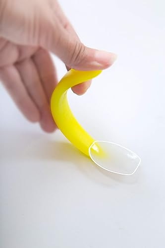 Miniatura 8 de GLASSLOCK Yum Yum - Juego de 9 recipientes de almacenamiento de comida para bebés, herméticos, a prueba de derrames, con cuchara de silicona de 5.1