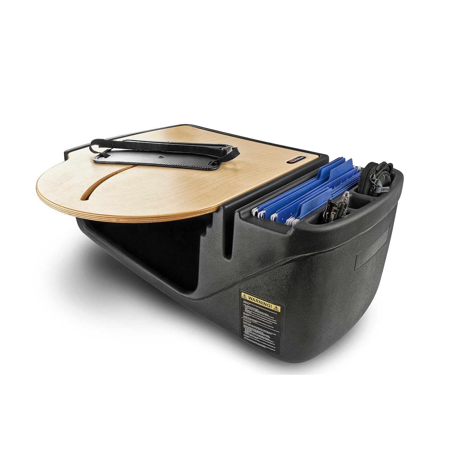 AutoExecAUE25000 Efficiency FileMaster Car Desk Birch Finish