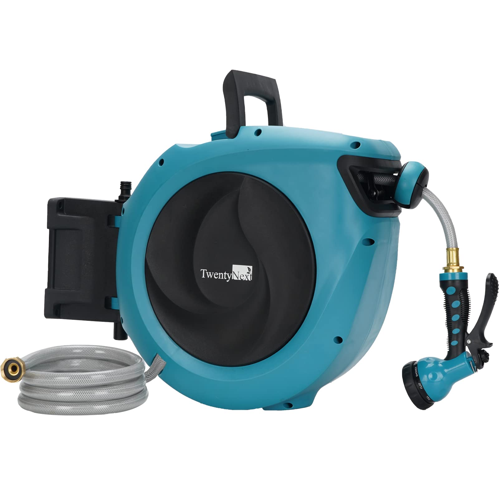 Buy Garden Hose Reel, 1/2" x 65 ft Retractable Wall Mounted Water Hose