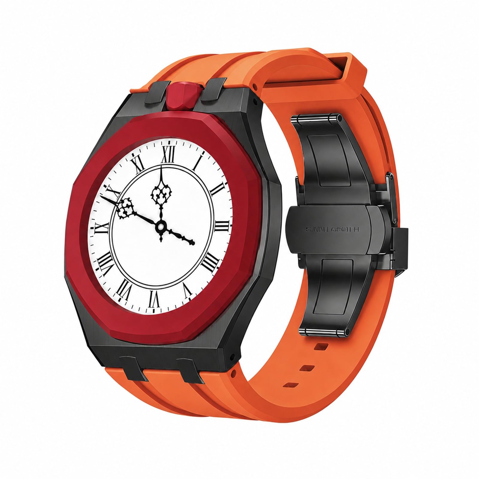 Kit Mod de Correa Reloj de Acero Inoxidable para Swatch AP Royal Pop Band