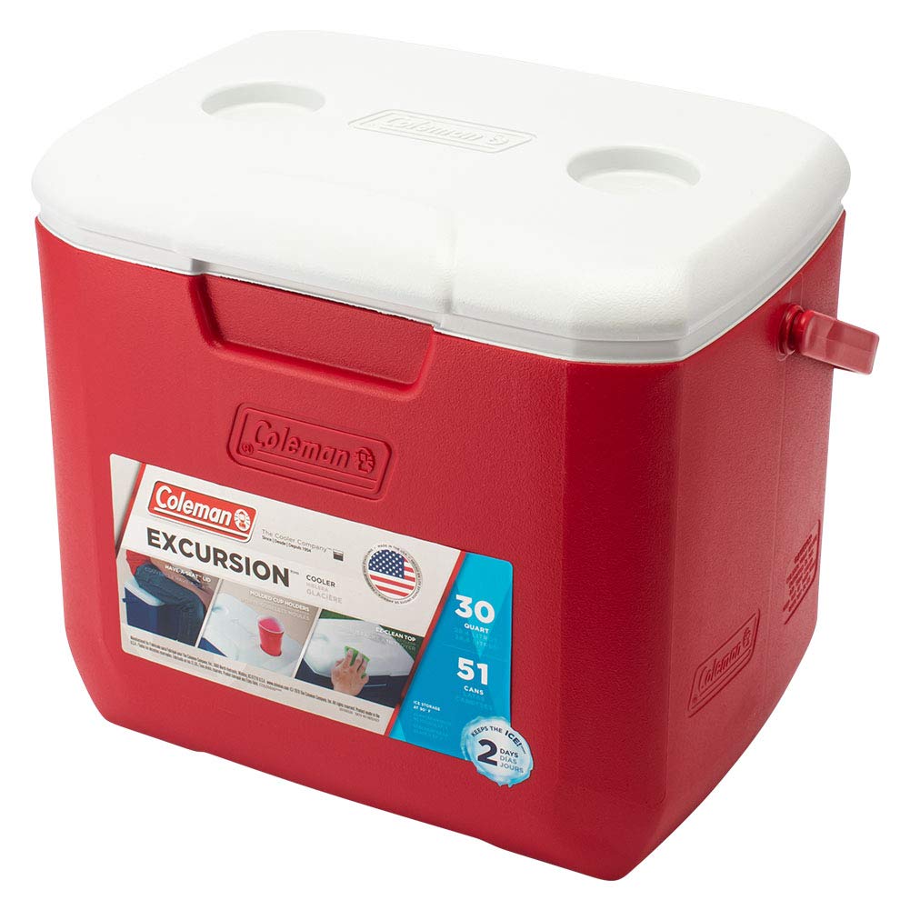 Amazon.co.jp: Coleman 3000002001 30QT Excursion Cooler, Red