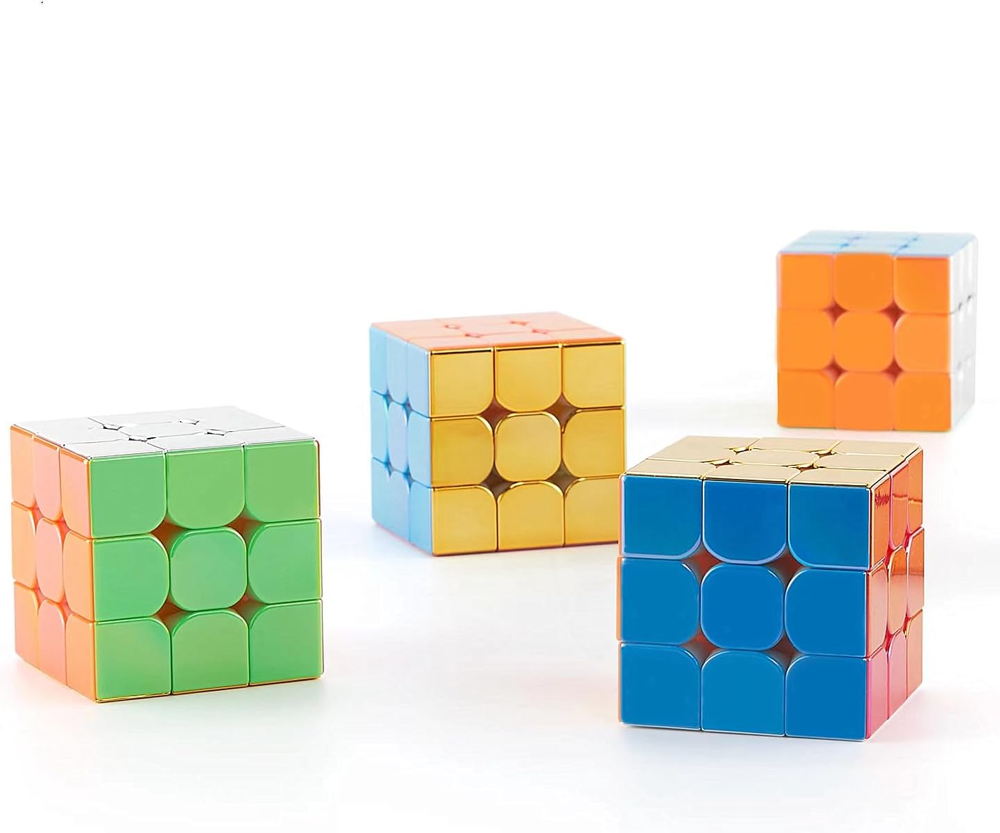 LiangCuber Cyclone Boys S8 Gradient Color Magnetic Speed Cube 3x3 Mirror Reflective Cube Stickerless 56MM 3x3 Gradient Color Shiny Cube 2024 Edition