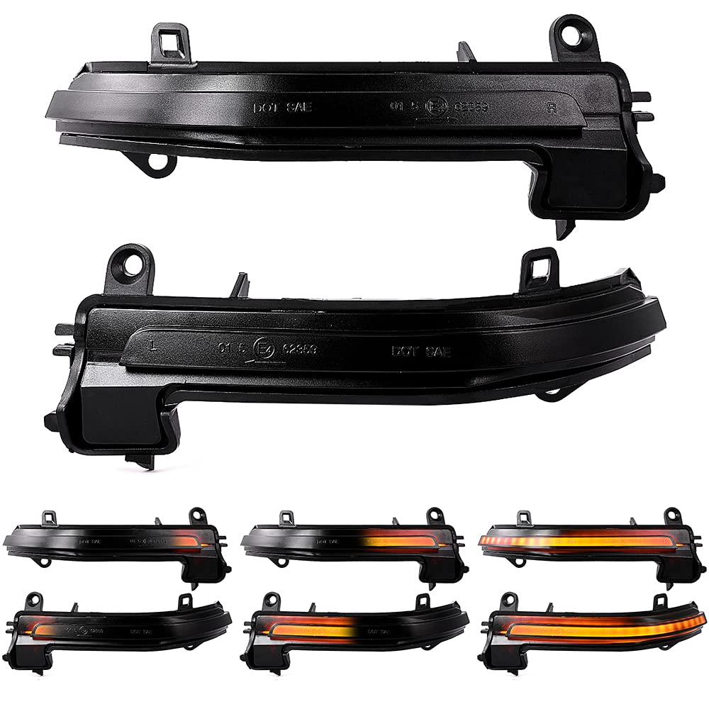 Clignotant De Rétroviseur Gauche Pour Voiture – Référence 4L0949101A/4L0949101C – Matière PP Résistante – Remplacement Direct, Installation Facile