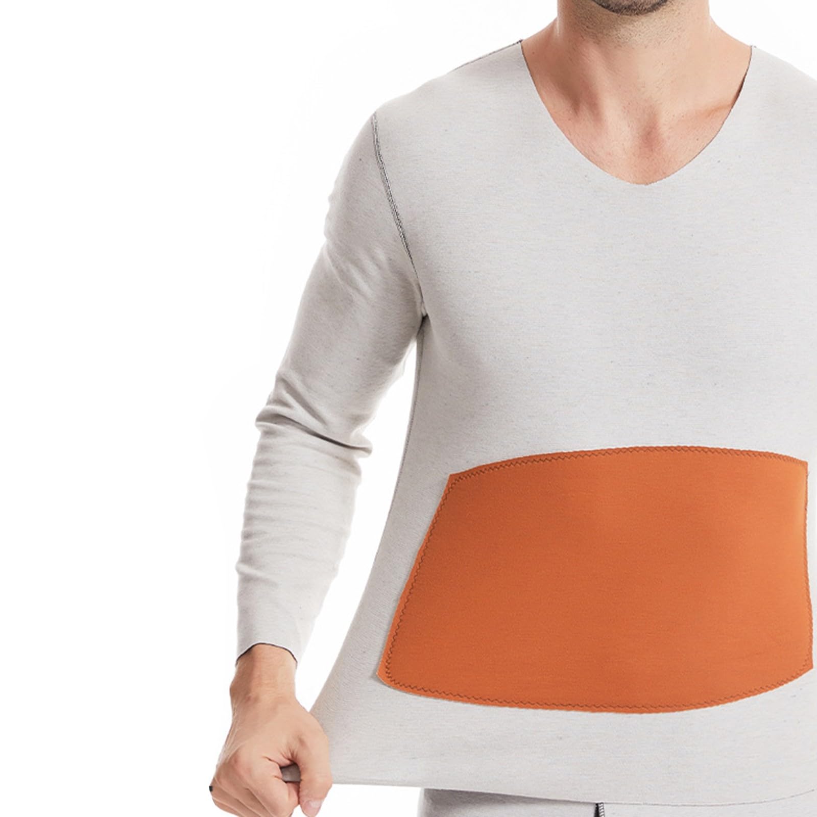 Générique Ensemble de sous-vêtements Thermiques pour Hommes Couche de Base Polaire doublée Longue Tenue de Nuit Chaude pour Hiver Froid vêtement de détente Confortable à Quotidien