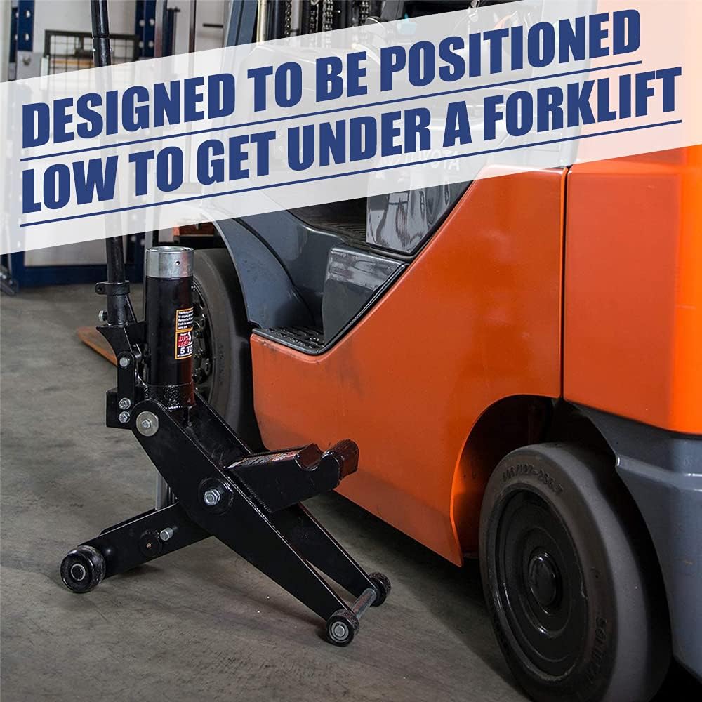 HPDMC 5 Ton (10,000 lb) Capacity Dual Position Hydraulic Forklift Service/Floor Jack : Industrial & Scientific