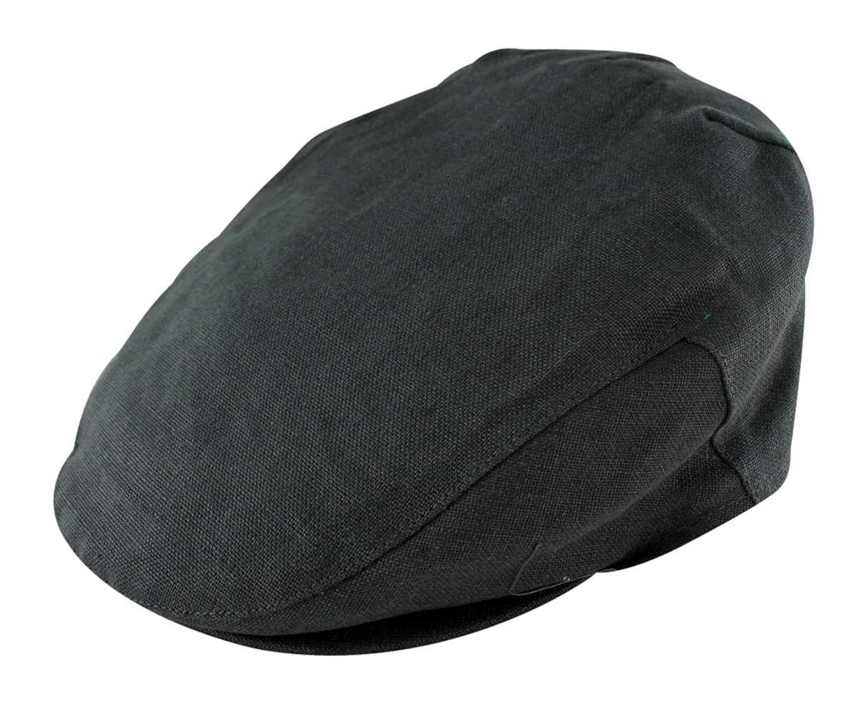 Failsworth Millinery Irish Linen Cap in Navy, Size: Large (59cm)