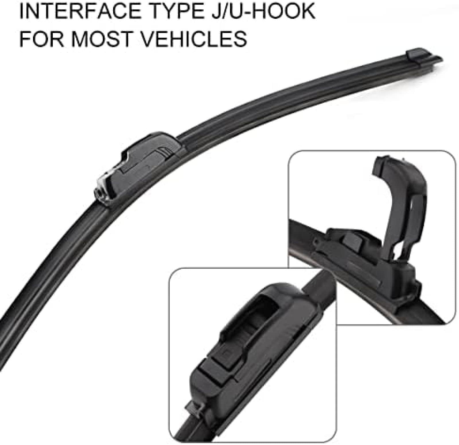 TMAR Scheibenwischer Vorne und Hinten Wischerblätter Set Für Lexus is XE30 250 300h 350 IS250 IS300h IS350 2014 2015 2016-2019 24"+18", Windschutzscheibe Front Fenster Wischer Auto Zubehör