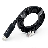 Vista 11 de Cable de consola USB UART Serial, accesorio esencial compatible con Cisco, NETGEAR, Ubiquity, LINKSYS, enrutadores/interruptores para portátiles