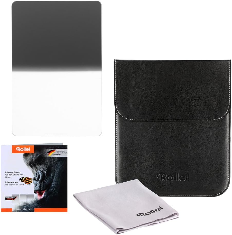 70% Off Discount Rollei Pro Square Filter Mark II - Graduated Neutral Density (180x210 mm) Gorilla Glass with Hard Gradient - GND 8 (3 Stops/0,9) 180 mm-System