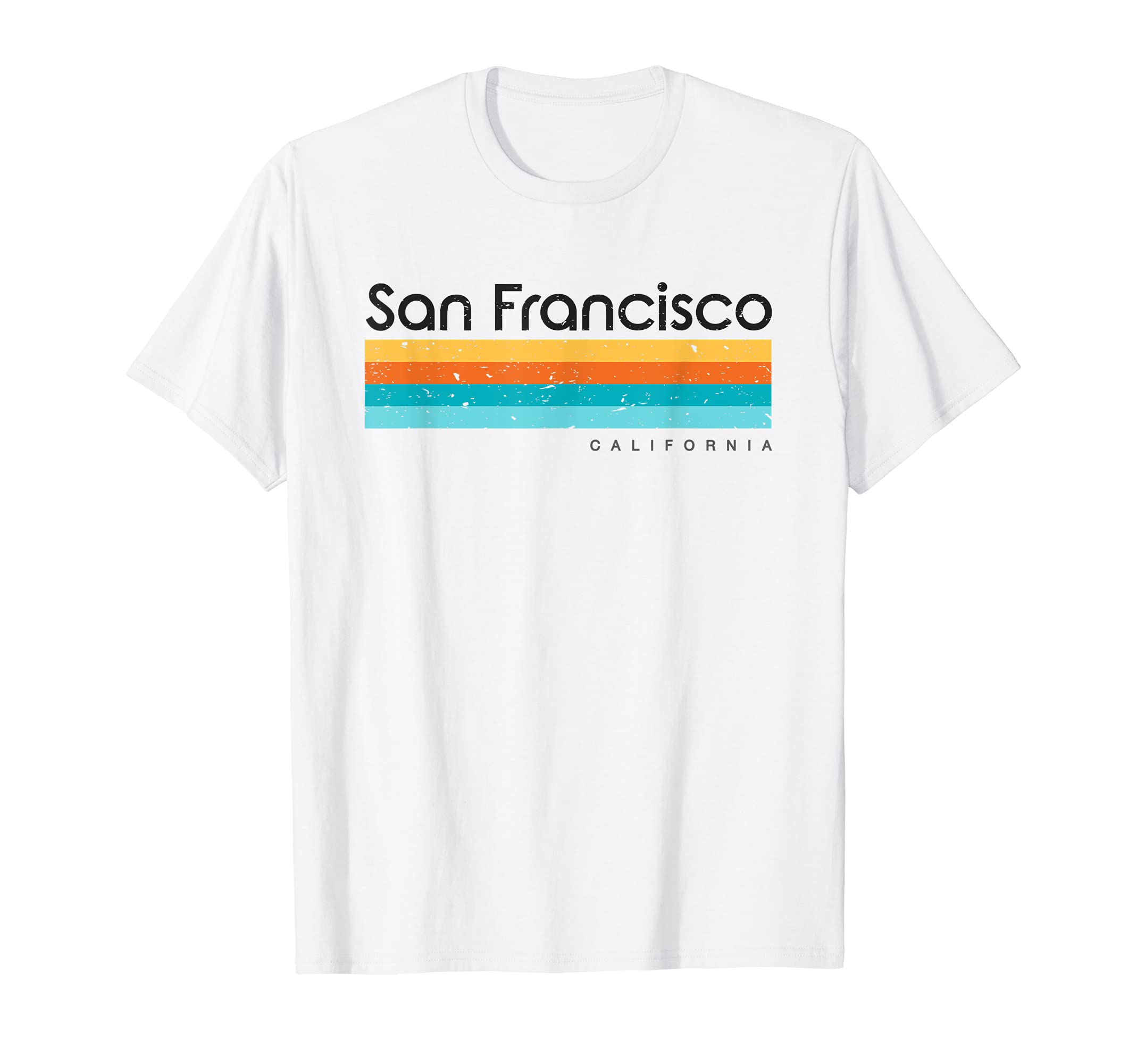 San Francisco CA GraphicsVintage San Francisco California CA Retro Design T-ShirtOEKO-TEX STANDARD 100
