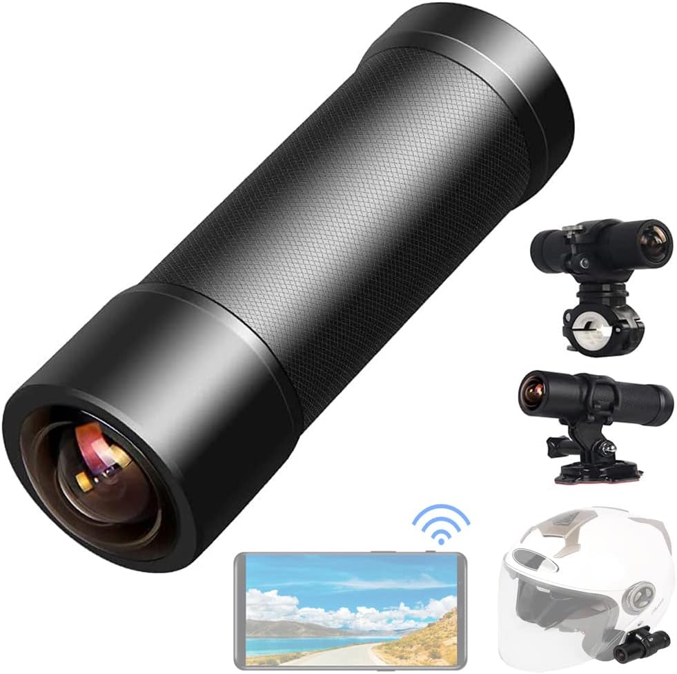 Mini Caméra D'action étanche MD80 - Objectif 65°, Légère 70g, Pour Sport, Vélo, Randonnée, Contrôle Vocal, Enregistrement HD