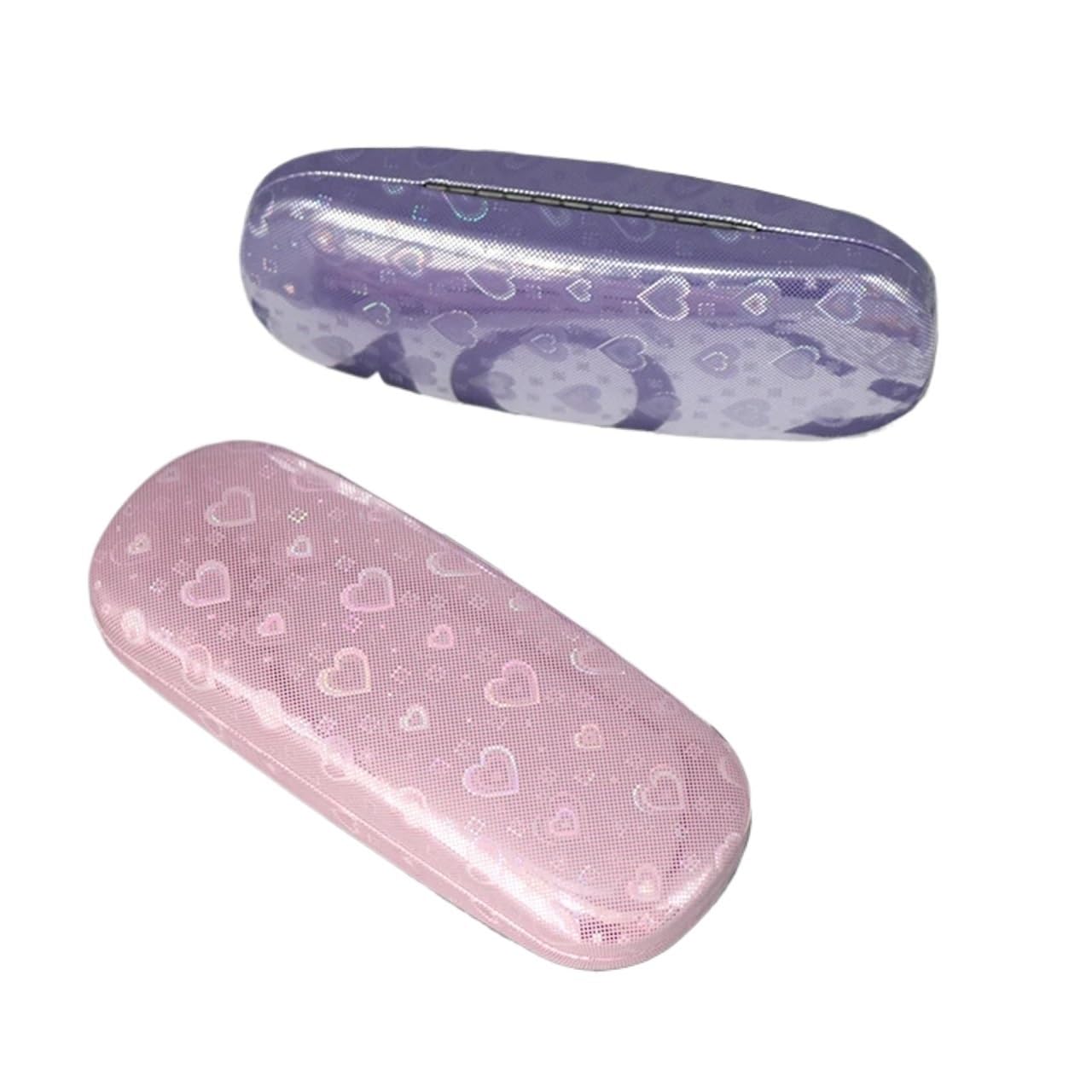Custodia for occhiali portatile da 2 pezzi for viaggio for donna Per Donna Uomo