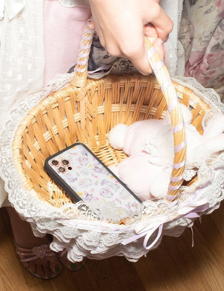 Image of Wildflower Cases - Compatible with iPhone 16 Pro Max | Protective Bumper, 6.5ft Drop Test Certified, Women Owned Small Business | Bunnies in Bonnets