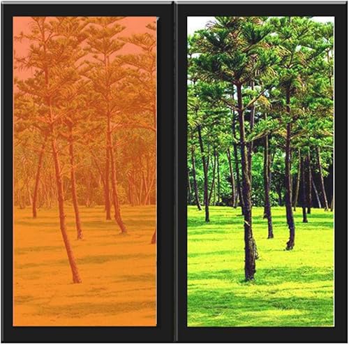 Miniatura 9 de Película decorativa transparente para ventana, película transparente para ventana, película adhesiva de vinilo adhesivo de vinilo con bloqueo solar,