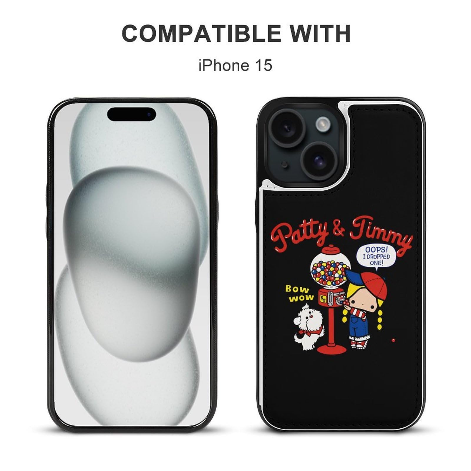 Amazon.co.jp: iPhone15用ケース パティ＆ジミー 手帳型 アイフォン15