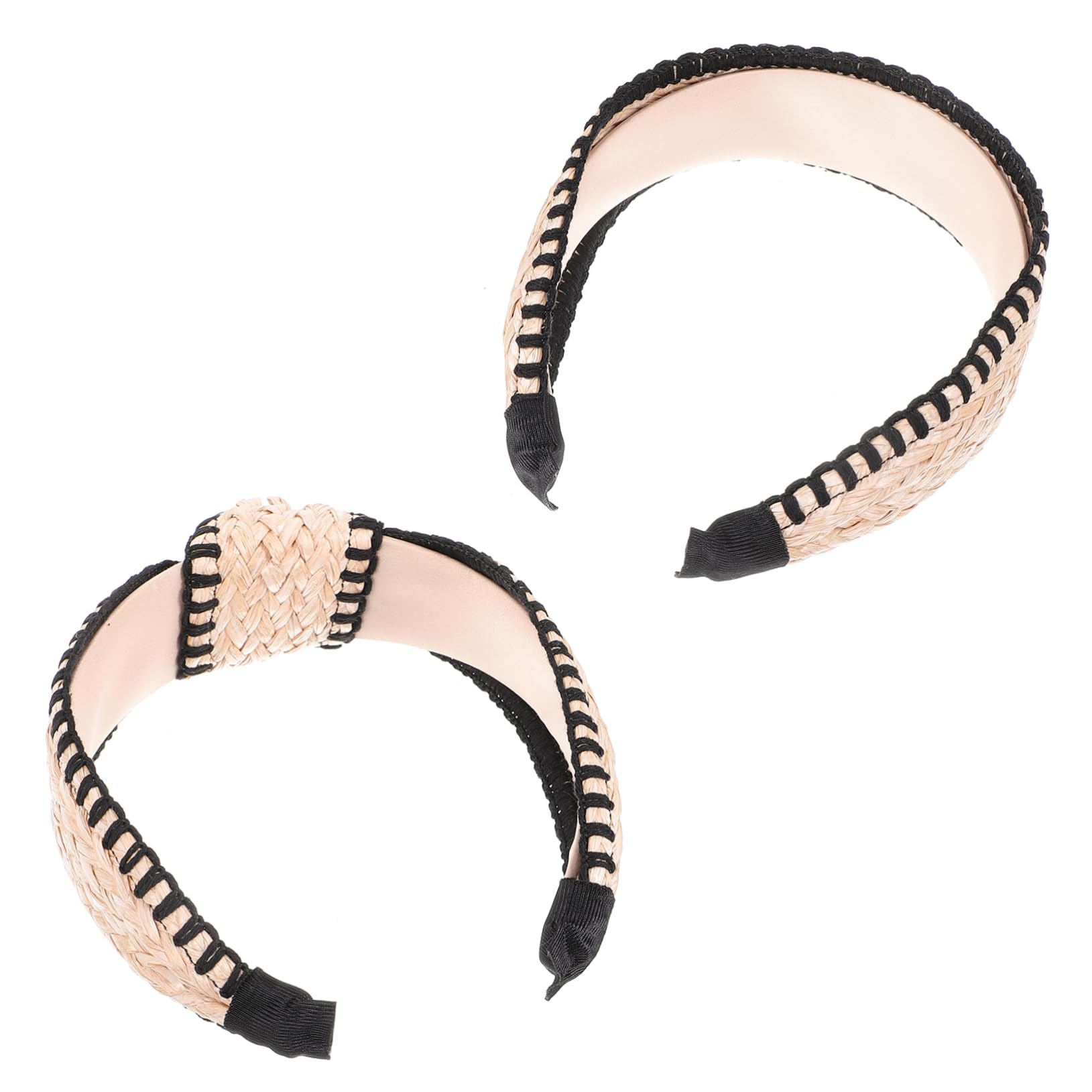FRCOLOR 3 Set Di Accessori Per Donne E Ragazze Fasce Annodate Fasce Intrecciate Accessori Per Ricci Alla Moda 2 Pezzi * 3