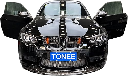 Miniatura 4 de Tonee - Parrilla frontal para riñón serie 3 E92 E93 LCI Coupé 2011-2013 328i 335i 2 piezas (no para M3) (negro brillante)