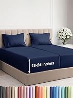 Vista 449 de Extra Deep Pocket Split King Sheets - 5 Piece Breathable & Cooling Bed Sheets - Hotel Luxury Bed Sheet Set - Soft, Wrinkle Free & Comfy - Easily