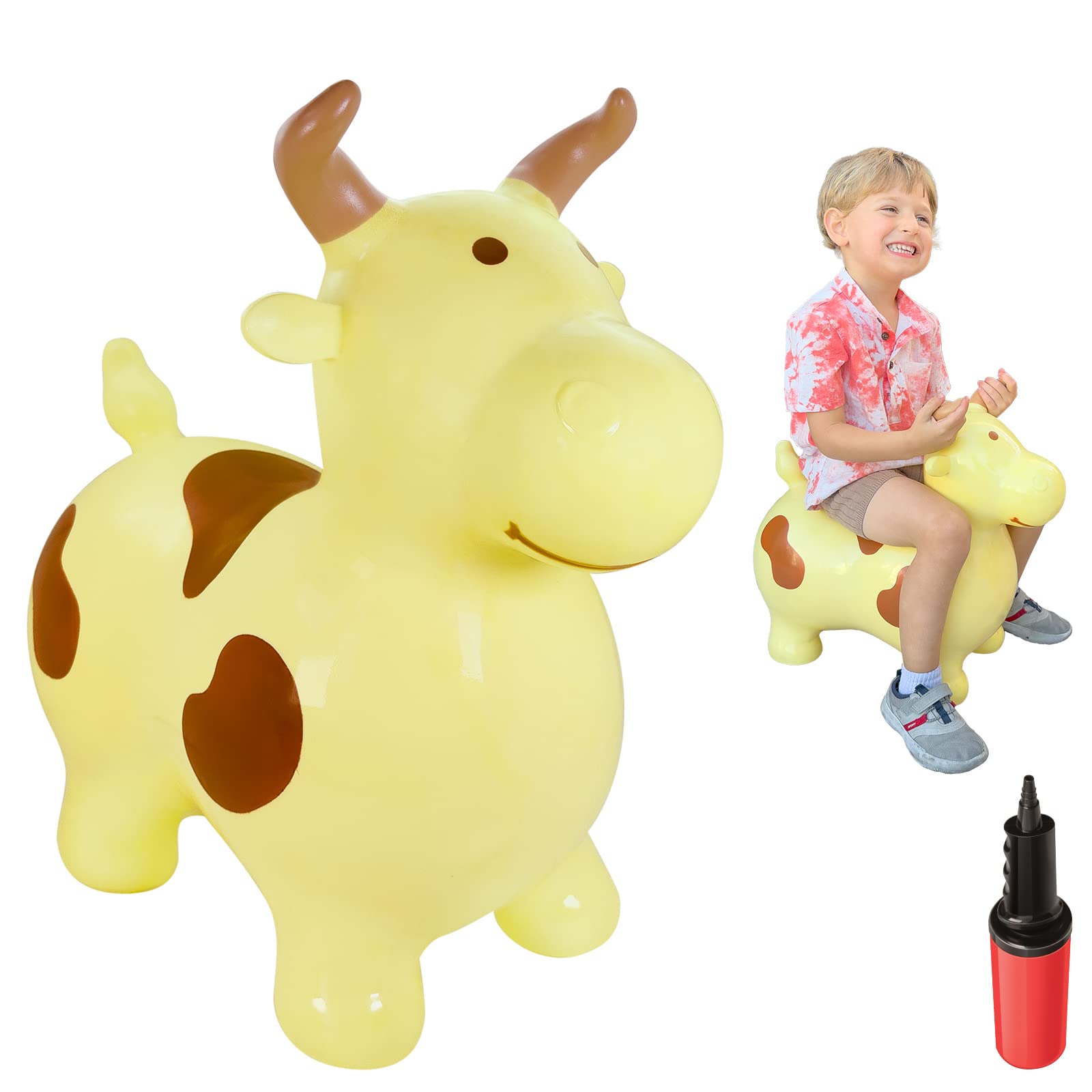 Waliki Bouncy Horse Hopper Benny The Jumping Bull Inflatable