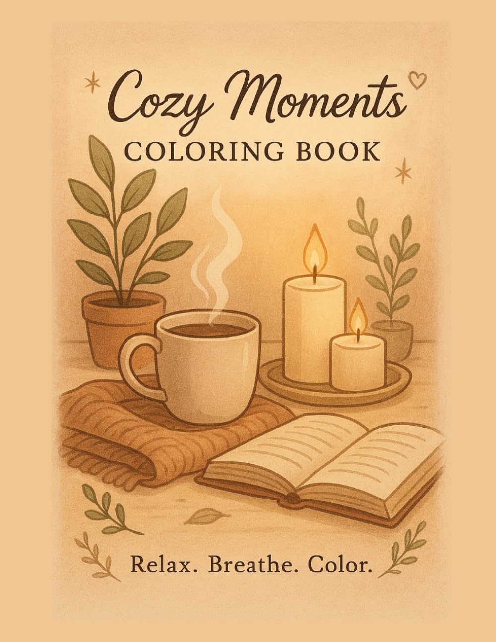 Cozy Moments: A Comfort Coloring Journey
