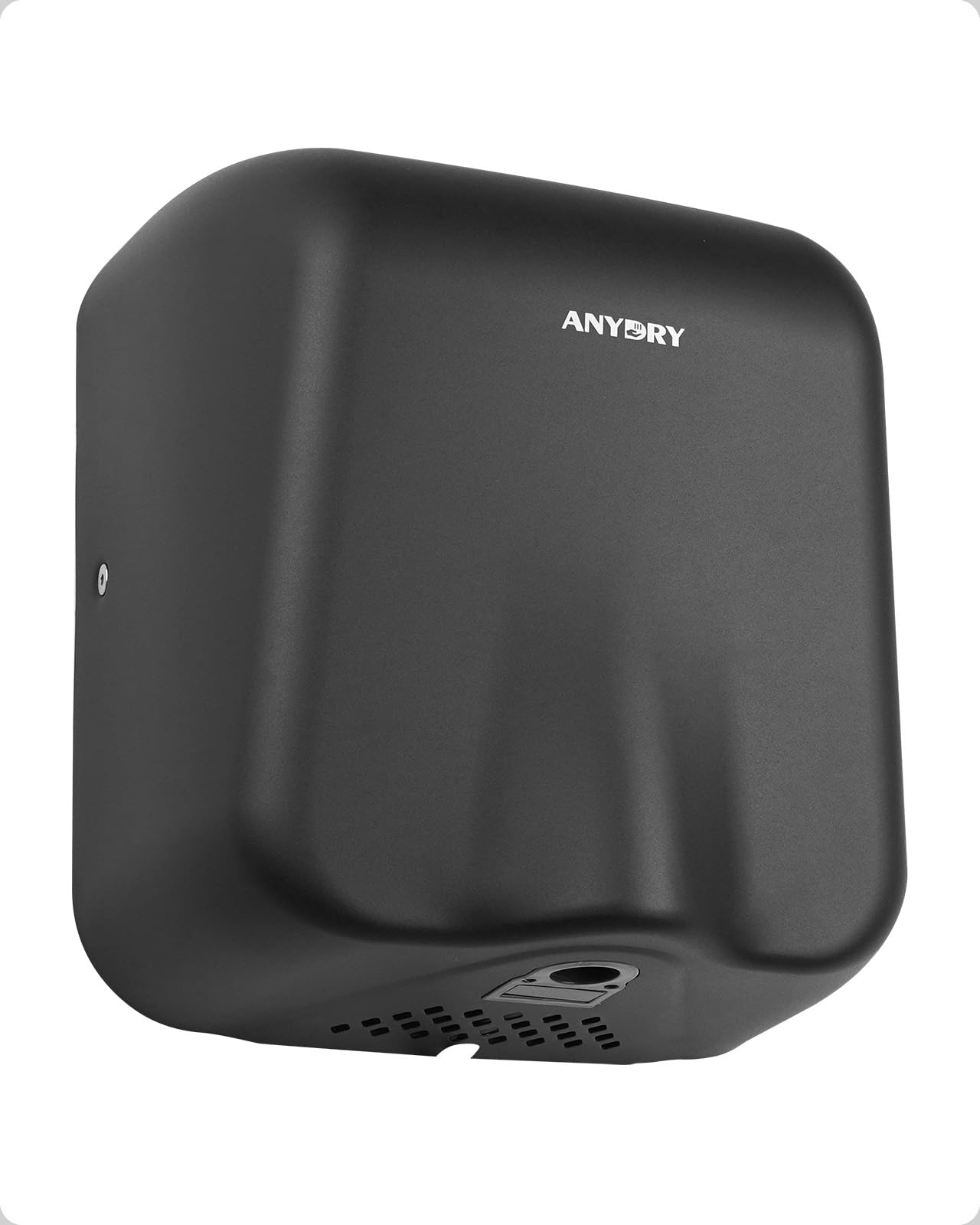 anydry IronStorm 2815 Gewerblicher Händetrockner mit HEPA-Filter 1600W Edelstahl gebürstet Matt Schwarz