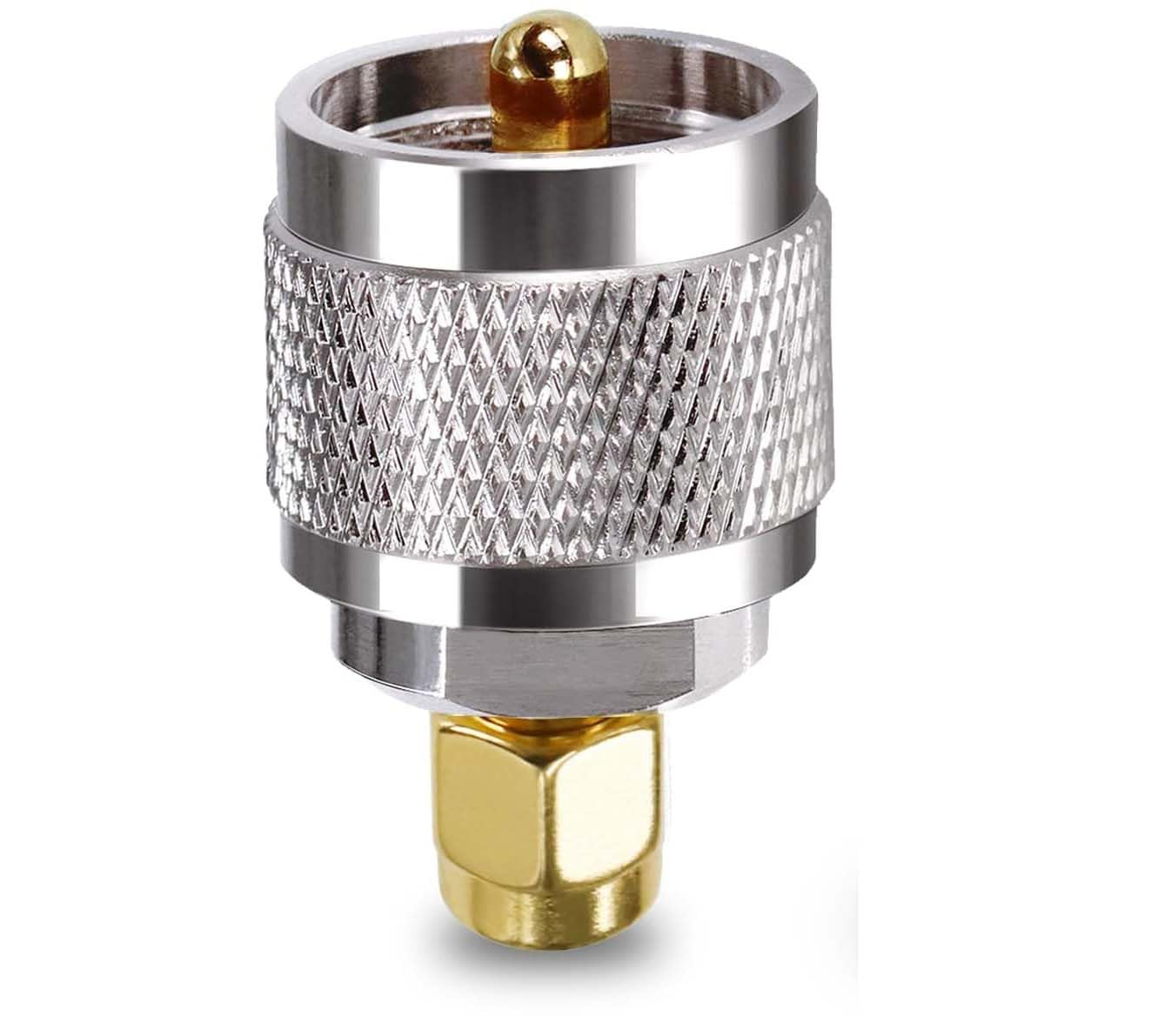 CELANO UHF to SMA Coax Jack Connector PL-259 Adapter UHF Male to SMA Male Coaxial Connector Low Loss Coax Adapter for CB Radio Antenna Broadcast Radios WiFi (Pack of 1)-image-43